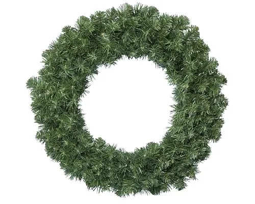 Künstlicher Tannenkranz 60cm - Dekorativ für jede Gelegenheit - Nussknacker - Dieser vielseitige Weihnachtskranz aus Kunststoff ist ideal zum Dekorieren und lässt sich individuell gestalten. Perfekt für Türen, Wände oder als Tischdeko.