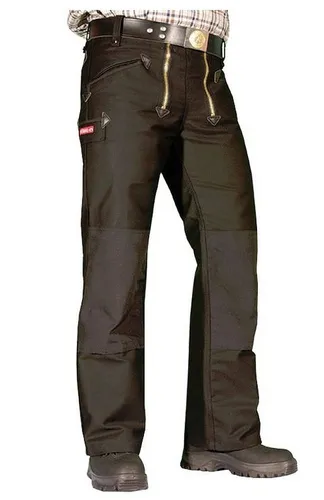 Oyster Arbeitshose Zunfthose Fabian schwarz grau Doppelpilot Dachdecker Zimmermann robust aus Zwirn-Doppelpilot 100% Baumwolle, CORDURA®