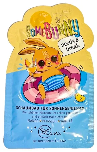 6x DRESDNER ESSENZ Schaumbad Some Bunny Wellness Pflegebad 6x 40ml