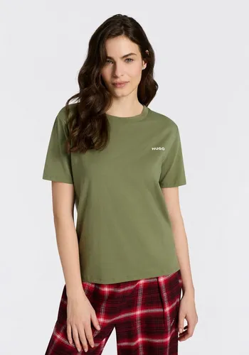 HUGO T-Shirt mit rundem Ausschnitt, regular fit, toniges Markenlogo