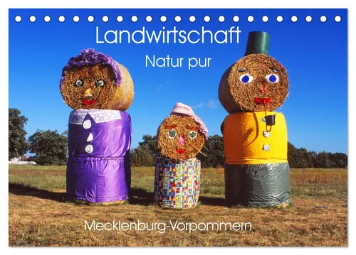 CALVENDO Wandkalender Landwirtschaft Natur pur Mecklenburg-Vorpommern (Tischkalender 2026 DI