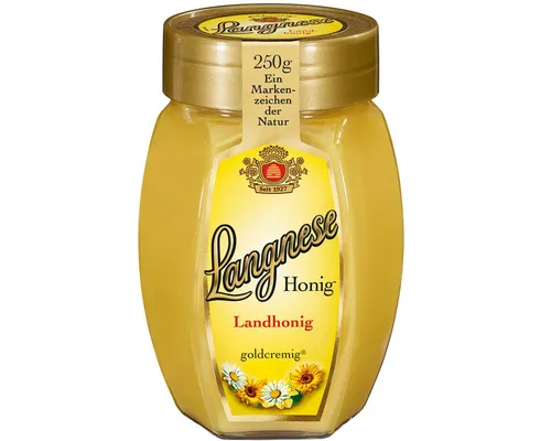 Langnese Honig, Langnese Landhonig goldcremig streichzart und buttergelb 250g