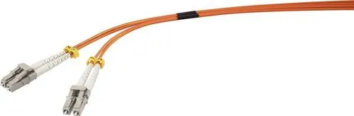 Renkforce RF-5189148 Glasfaser LWL Anschlusskabel 1.00m Orange [1x LC-Stecker