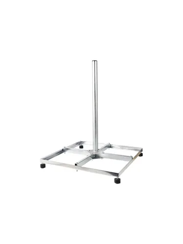 Nedis Satellit Ständer Balcon - 75 cm, galvanisierter Stahl für maximale Stabilität und Windlasten, höhenverstellbare Standbeine, ideal für Satellitenspiegel bis 90 cm