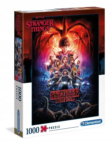 Clementoni Puzzle 1000 Teile Stranger Things Netflix 39543 Made in Italy