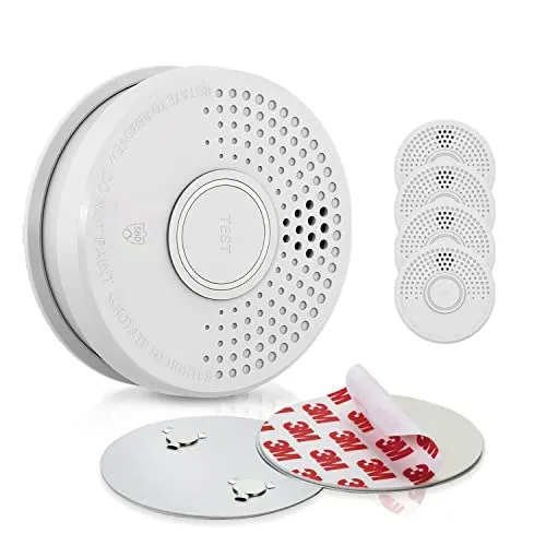 SHD by OneConcept 5X Mini-Rauchmelder mit Magnethalterung - Rauchmelder für Küche, Büro und Wohnwagen, erkennt Rauch zuverlässig mit 85dB-Alarm, inklusive einfacher Montage und umfangreichem Schutzbereich von 30 m².