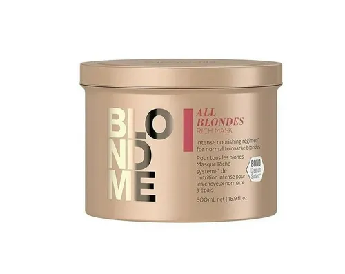 Schwarzkopf Blondme ALL BLONDES RICH Mask 500ml von Schwarzkopf