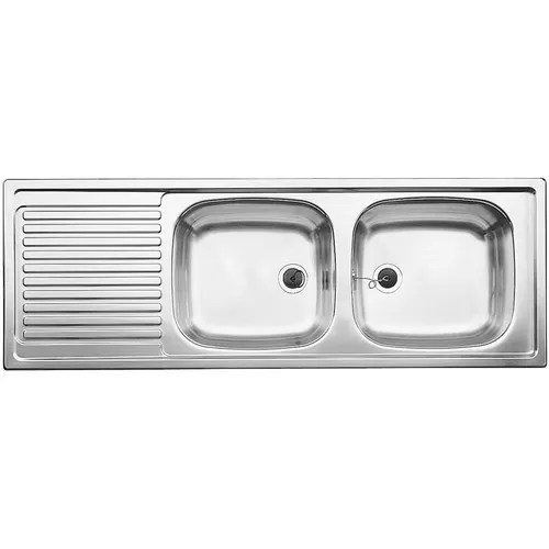 Blanco Top EZS 12x4-2 Edelstahlspüle in silber von BLANCO