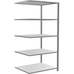 Regal MULTIplus150 12585: Robust und Vielseitig - Werkstatteinrichtung mit 5 höhenverstellbaren Böden, ideal für mehrstöckige Regalanlagen und einfach zu montieren durch Stecksystem.