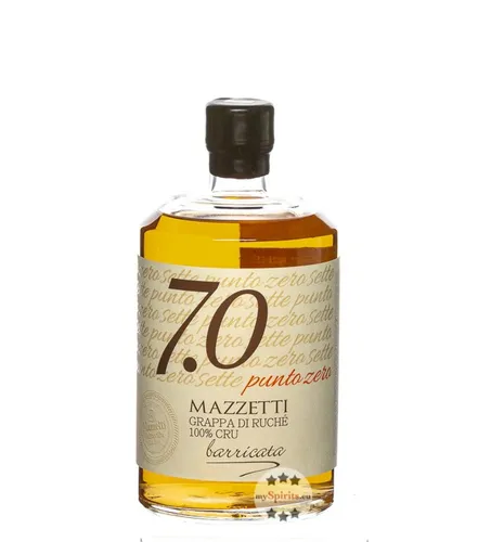 Produktbild Mazzetti Grappa 7.0 di Ruché Barricata
