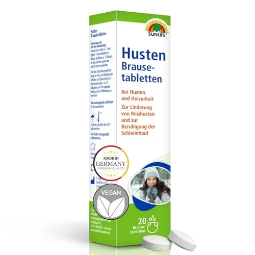 Produktbild SUNLIFE Husten Brausetabletten