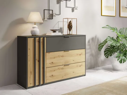 INOSIGN Kommode Loreto mit 3 Schubladen und 1 Tür