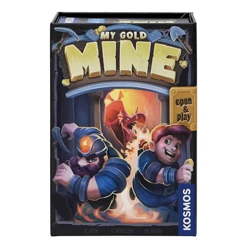 Thames & Kosmos My Gold Mine: Open & Play, Glücksbasiertes Kartenspiel, Familienspiele für Spieleabend, Brettspiele für Erwachsene und Kinder, für 2 bis 6 Spieler, ab 7 Jahren