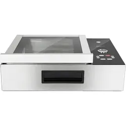 Caso VacuChef SlimLine Kammervakuumierer - Vakuumierer mit digitaler Prozessanzeige, ideal für die Küche. Perfekt zum Vakuumieren von Flüssigkeiten und mit starkem Profi-Vakuumpumpe für effiziente Ergebnisse.