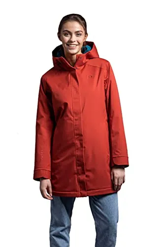 Tatonka Stir Womens Hooded Coat, 40/40 Damen, sunset red von Tatonka