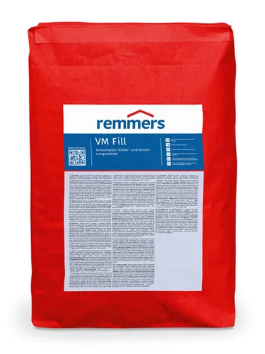 Remmers VM Fill Verbundmörtel 25kg altweiß - Ideal für WDVS - Hochwertiger Verbundmörtel in 25kg für den zuverlässigen Einsatz im Wärmedämmverbundsystem. Robuste Qualität für professionelle Ergebnisse.