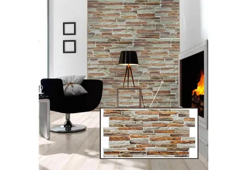 STM Company 3D Wandpaneel 3D-Wandpaneele PVC, Schiefer Optik, 1-20 Platten - 0.5-10 m², (20-tlg) Für Wohnzimmer, Küche & Bad, Einfache DIY-Montage