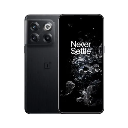 OnePlus 10T 5G Smartphone 8GB RAM 128GB Dual SIM Moonstone Schwarz - Handy mit bahnbrechendem Snapdragon 8+ Gen 1, blitzschnellem 150W SUPERVOOC Ladegerät und 120Hz AMOLED-Display für ein unvergleichliches Nutzungserlebnis.