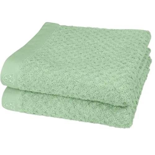 Ross Uni-Walk Handtücher Harmony Farbfond Salbei, Handtuch 50x100 cm