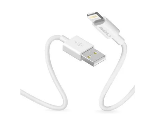 Dudao L1L USB-Kabel, USB-A auf Kompatibel mit iPhone (Kabel), Lightning-kompatibel, 3A Schnellladen, 1 m Länge, verstärkte Stecker