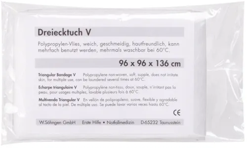 Söhngen Erste-Hilfe-Set Dreiecktuch V reinweiß 96x96x136cm
