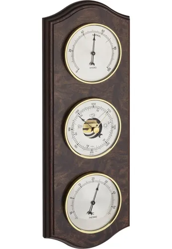 TFA Dostmann TFA 20.1076 Wetterstation aus Massivholz von TFA Dostmann