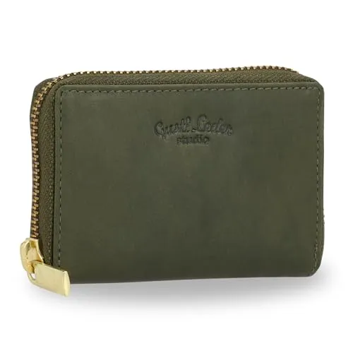 Gusti Leder Portemonnaie Damen ABEL – Elegante Geldbörse aus echtem Rindsleder - Herren-Geldbörsen mit zeitlosem Design und vielen Kartenfächern für alle wichtigen Karten – ideal für den Alltag und Reisen.