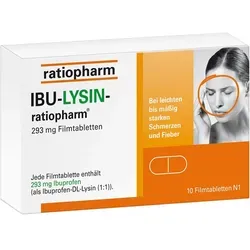 Ibu-Lysin-ratiopharm 293 mg Filmtabletten