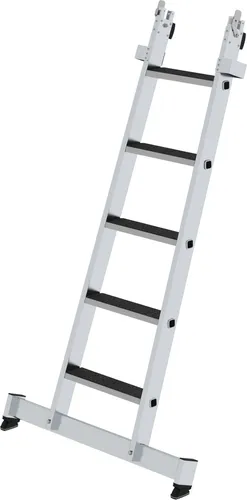MUNK Stufen-Glasreinigerleiter R 13 mit nivello-Traverse