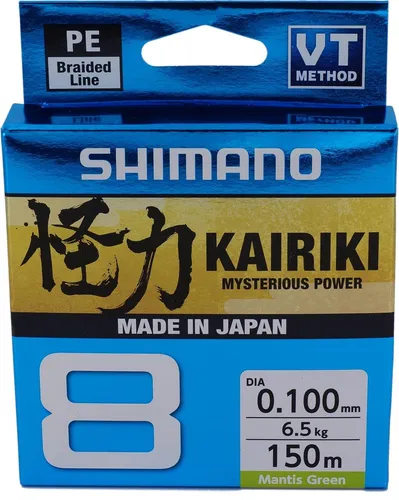 Shimano Angelschnur Kairiki SX 8 (hellgrün, 150 m) von Shimano