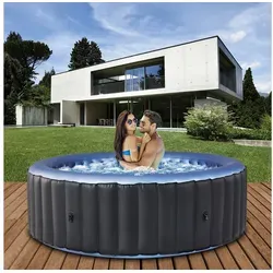 mSpa Whirlpool Comfort Bergen C-BE082 – Aufblasbarer Whirlpool für 8 Personen