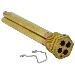 Messing-Tauchhülse 3/4'' für 4 Temperatur-Fühler