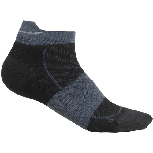 Icebreaker Damen Run+ Ultralight Micro Socken (Größe 38 , schwarz)