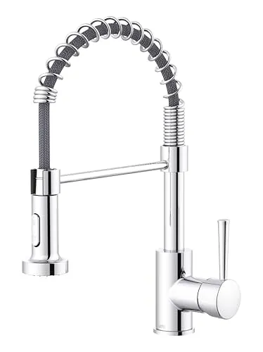 Produktbild Lenz Küchenarmatur NOVA Chrom – mit Pendelbrause & 360° schwenkbarem Auslauf
