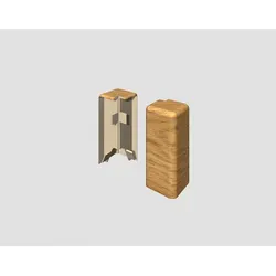 Egger Holzwerkstoffe Aussenecke Außenecke, Braun, Eiche, Kunststoff, 0.7x5.9x1.6 cm, Teppiche & Böden, Bodenbeläge, Bodenzubehör, Sockelleisten