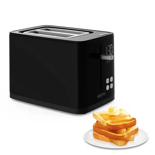 Krups Toaster SMART N LIGHT KH641 in schwarz von KRUPS