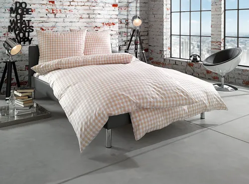 BETTWAESCHE-MIT-STIL Bettwäsche Mako Batist Landhaus Bettwäsche Oslo, Perkal, 2 teilig