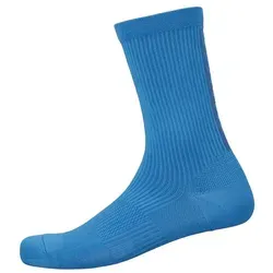 Shimano S-phyre Flash Socks blue M-L - Radsocken für Mountainbiken und Rennradfahren, aerodynamisch und atmungsaktiv, aus 72% recyceltem Polyester für nachhaltige Spitzenleistung.