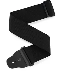 D’Addario Bassgurt - Poly Pro, Gepolstert, Black - Instrumentenzubehör mit hochwertigem Gewebegurt und eingearbeiteter Schulterauflage, perfekt für schwere Bässe und extra breiter Komfort von 74 mm.
