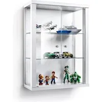 K-Möbel Hängevitrine Glas in Weiss