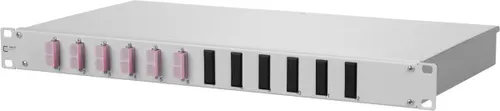 METZ CONN. LWL-Patchfeld OpDAT FIX 6xSC-D OM4 150257BB06-F - 19 Zoll LWL-Patchfeld für Festeinbau, bestückt mit hochwertigen SC-D-Kupplungen und 2,0 m langen Pigtails, ideal für effiziente Netzwerkverbindungen.