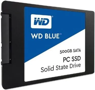 Western Digital WDS500G1B0A SSD 500GB - Festplatte mit 500 GB Speicherkapazität, 540 MB/s Lesegeschwindigkeit und überragender Zuverlässigkeit für optimale PC-Leistung.