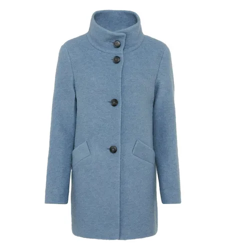 Fuchs Schmitt Outdoorjacke Style Wollmantel Mailand blau 46 EU - Eleganter Wollmantel in Blau, ideal für die Übergangszeit. Hochwertige Wollmischung sorgt für Komfort und Stil. Perfekt für jedes Outdoor-Abenteuer.