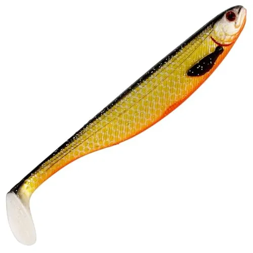Westin Shad Teez 10cm 6g - 3 Gummifische, Farbe:Official Roach