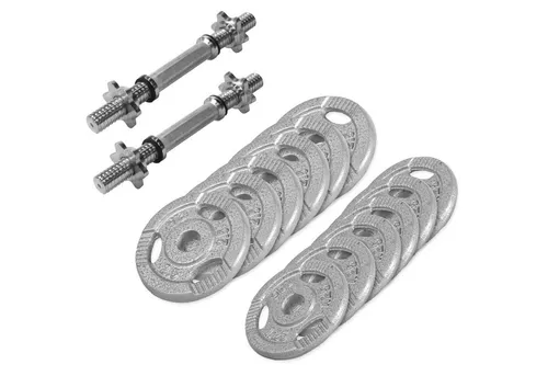 GORILLA SPORTS Kurzhantel Tri-Grip 27,5 kg - Kurzhantelset mit Gusseisen Hantelscheiben, ideal für vielseitiges Training von Armen, Schultern und Rücken. Praktische Griffe für einfaches Handling und sichere Anwendung.