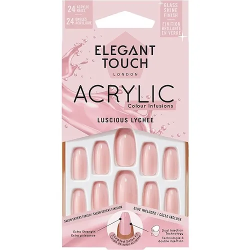 Elegant-Touch Naegel KunstnaegelColour Acrylic Lucious Lychee 24 Stk. (0,33 € / 1 Stk.)