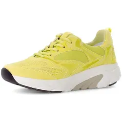 Gabor Damen Low-Top Sneaker in Limone, 42 EU / 8 UK in gold von Gabor