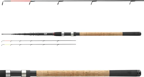 Daiwa Black Widow Tele Feeder 3,60m 120g – Teleskop-Feederrute für Karpfenangeln