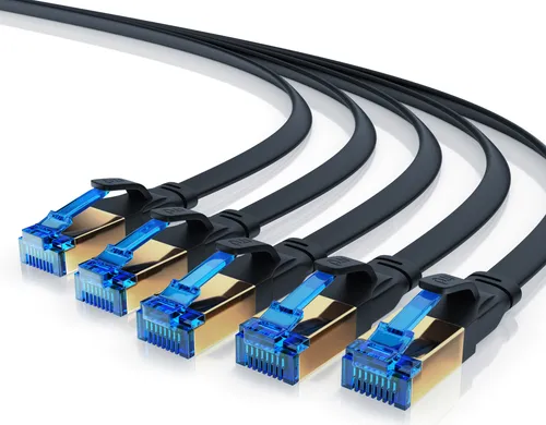 Primewire CAT.8 Flachband LAN-Kabel 50 cm