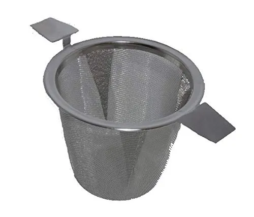 Universal Dauerfilter Edelstahl Teefilter mit 2 Henkeln ca.7,5cm